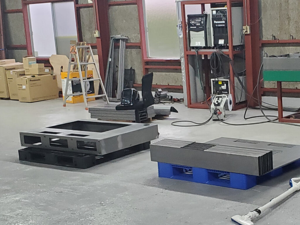 工場フロア 製品置き場