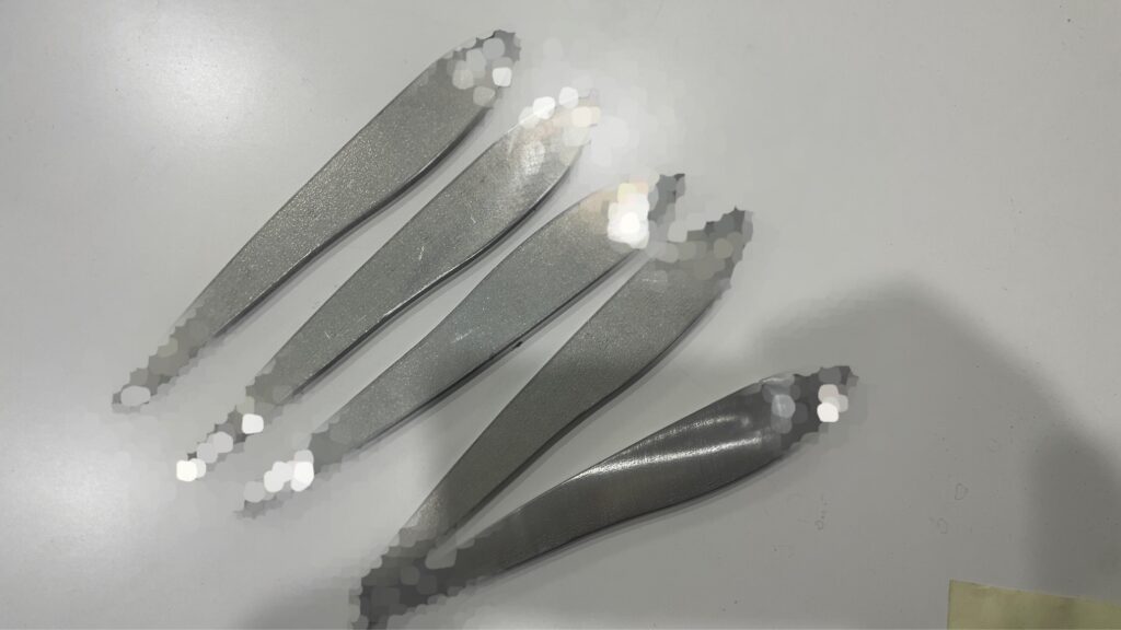 鉄製メタルジグ（ルアー）試作品