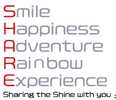 SHARE — Smile, Happiness, Adventure, Rainbow, Experience